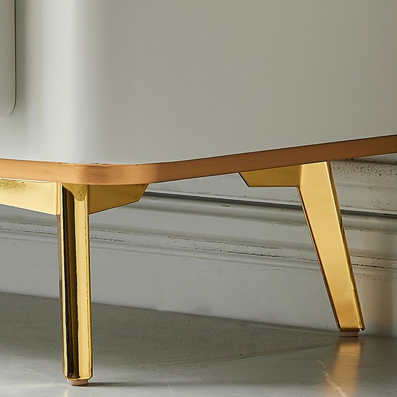 Scalapazione moderna a scaffalatura regolabile a buffet sideboard sala da pranzo credenza ingegnerizzato in legno ingegnerizzato