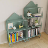 Scandinavian Standard Bookshelf Metal Shelves Included Bookcase