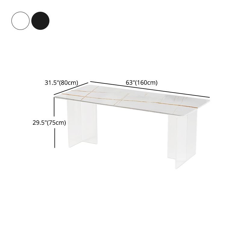 Modern 1/2/5/7 Pieces Dining Set Sintered Stone Dining Furniture Set /Separate Items Clearhalo 'Dining Room Sets' 'Dining Tables & Seating' 'dining_room_set' 'furn' 'furn_dining_room_set' 'Furniture' 'furniture_dining_room_set' 'Kitchen & Dining Furniture' 'kitchen&dining_furn' 'kitchen' 1200x1200_daab399b-93d5-4162-b0d0-a810690b7233
