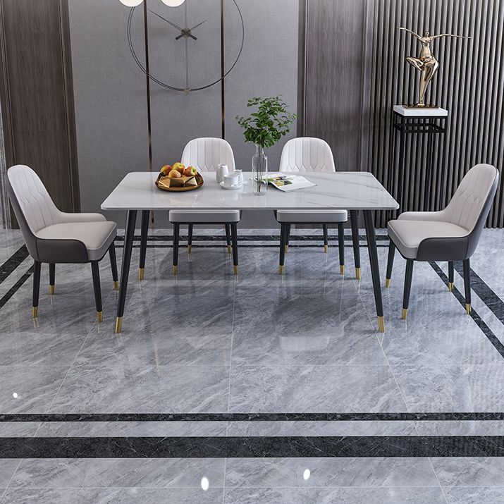 Modern 1/2/5/6/7 Pieces Dinette Set Rectangle Dining Table Set Clearhalo 'Dining Room Sets' 'Dining Tables & Seating' 'dining_room_set' 'furn' 'furn_dining_room_set' 'Furniture' 'furniture_dining_room_set' 'Kitchen & Dining Furniture' 1200x1200_daab7d21-bcee-41b1-9ad4-c242ee899d52