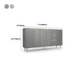 Gemanipuleerde houten sideboard tafel modern buffet dressoir voor keuken