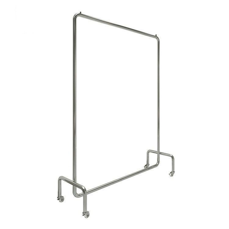 Kit di ingresso in acciaio in acciaio argento semplice per pavimenti per appendiabiti appendiabiti