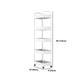 Moderne plastic boekenplank pure witte etagere open plank boekenkast