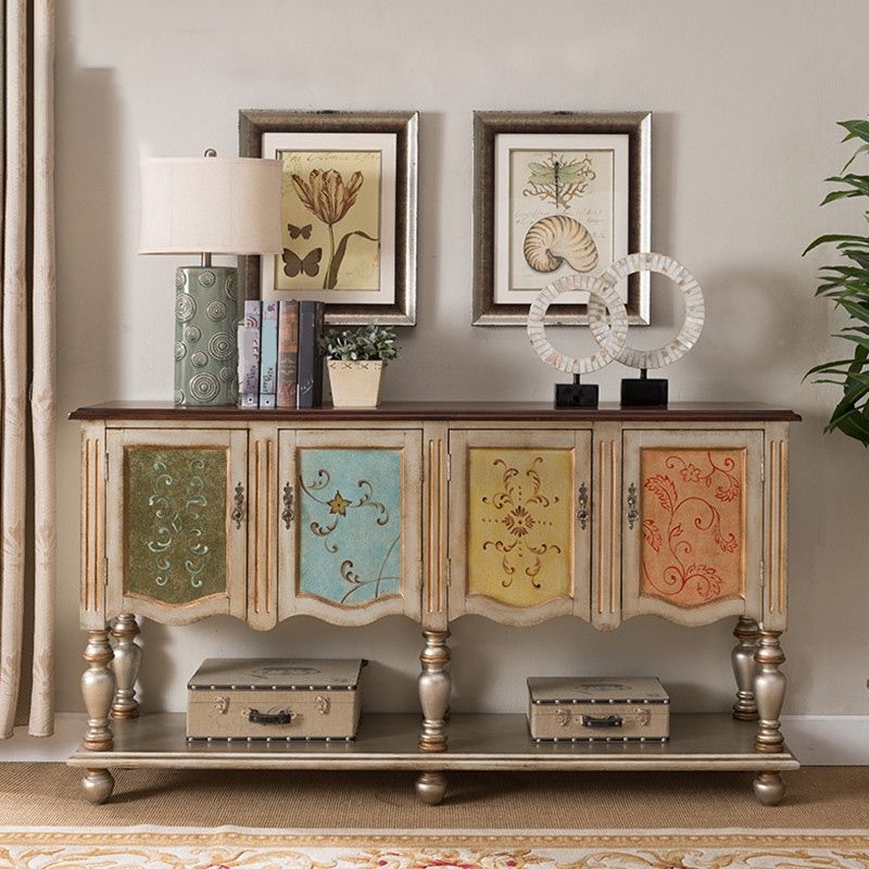 Industrial Solid Wood Storage Cabinet with Doors Chest with Shelves Clearhalo 'Cabinets & Chests' 'cabinets_chests' 'furn' 'furn_cabinets_chests' 'Furniture' 'Living Room Furniture' 1200x1200_daaefcbf-fe39-482b-83f3-87a3089ce35b