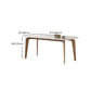 Modern Dining Room Set 1/2/3/4 Pieces Rectangle Sintered Stone Table and Armless Chairs Clearhalo 'Dining Room Sets' 'Dining Tables & Seating' 'dining_room_set' 'furn' 'furn_dining_room_set' 'Furniture' 'Kitchen & Dining Furniture' 1200x1200_dab141ee-aa5a-4f29-8d67-b5e89e478b6e