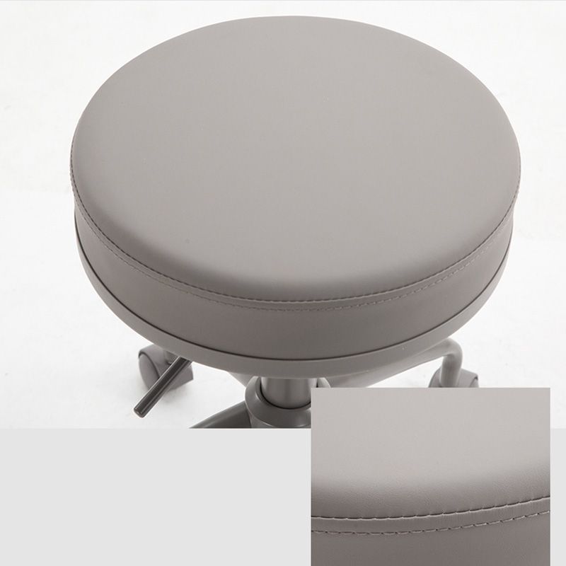 Adjustable Modern Counter Bar Stool Armless Leather Bar Stool with Swivel Clearhalo 'Bar Furniture' 'Bar Stools' 'bar_stools' 'furn' 'furn_bar_stools' 'furniture_bar_stools' 'Kitchen & Dining Furniture' 'kitchen&dining_furn' 'kitchen' 'kitchen_furn' Furniture' 1200x1200_dab1796c-897c-46f7-b079-5f1d478b3263