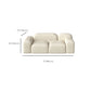 Scandinavian Sofa Fabric White Cushions Standard Square Arm Living Room Seating Clearhalo 'furn' 'furn_sofas' 'Furniture' 'Living Room Furniture' 'Sofa' 'sofas' 1200x1200_dab20e01-7e59-47bc-961d-e2476b5927b3