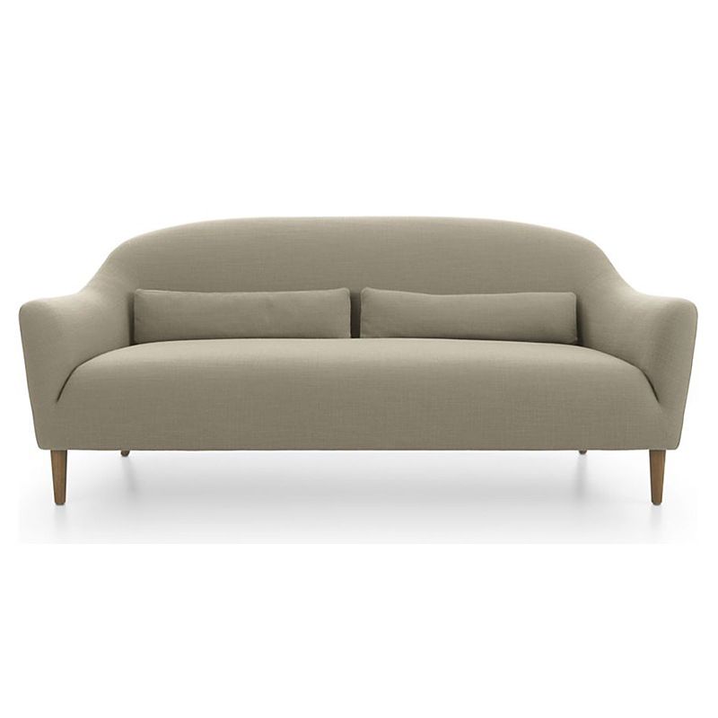 Courette contemporaine à 2 places 31,88 "H CAUTEAUX ÉLEVÉ MÉLANGE DE COTTON