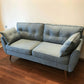 Tufted Flared Arm Sofa 3-Seater 34.64" H Linen Cushions Sofa Clearhalo 'furn' 'furn_sofas' 'Furniture' 'furniture_sofas' 'kitchen' 'kitchen_sofas' 'Living Room Furniture' 'Sofa' 'sofas' 1200x1200_dab7a49c-7b8d-412b-91b6-5e034a7d49de