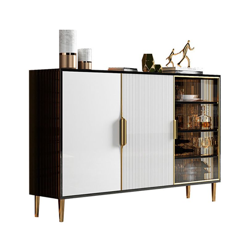 Stone contemporanee sideboard regolabili ripiani per sala da pranzo sideboard