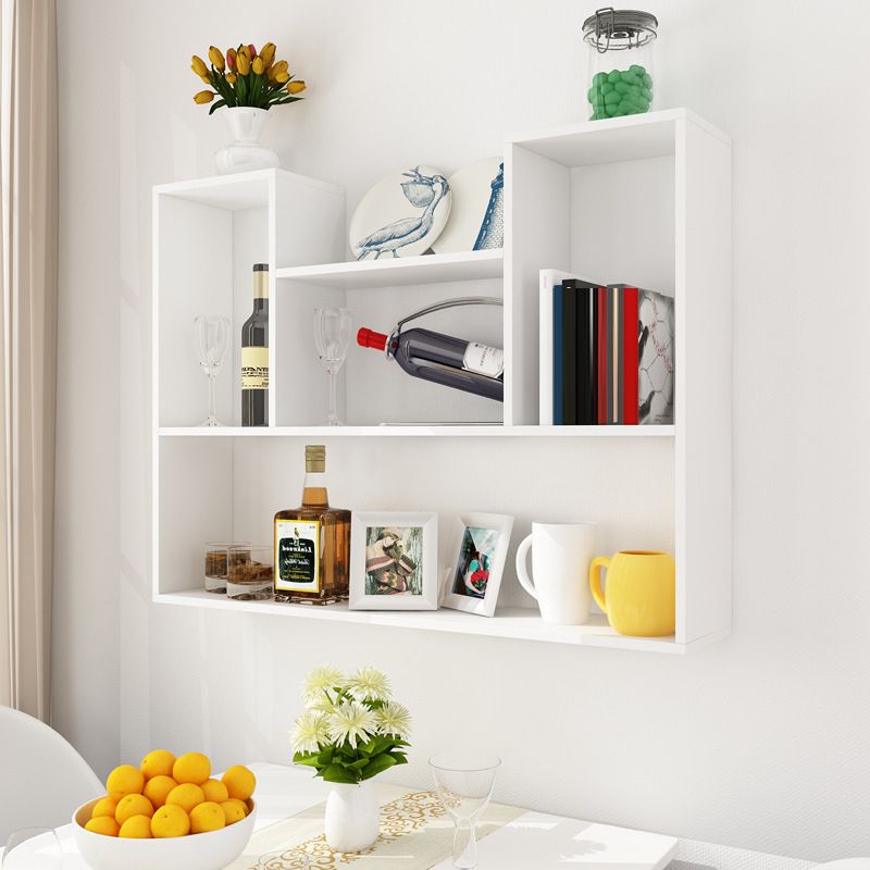 Wall Mounted Bookshelf Scandinavian Style Bookcase for Home and Study Room Clearhalo 'Bookcases' 'furn' 'furn_bookcases' 'Furniture' 'Office Furniture' 1200x1200_dab8176b-5491-405b-9796-973f730b3ebc