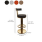 Leather Bar Stool Adjustable Height Counter Stool for Bristol Clearhalo 'Bar Furniture' 'Bar Stools' 'bar_stools' 'furn' 'furn_bar_stools' 'Furniture' 'Kitchen & Dining Furniture' 1200x1200_dab9c9e0-9068-4957-9104-696873b4e7f8