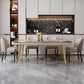 Luxury Kitchen Dinner Table Stone Rectangle 4 Legs Dining Table Clearhalo 'Dining Tables & Seating' 'Dining Tables' 'dining_table' 'furn' 'furn_dining_table' 'Furniture' 'Kitchen & Dining Furniture' 1200x1200_dabb832e-601b-422f-82af-4b29614c32c4