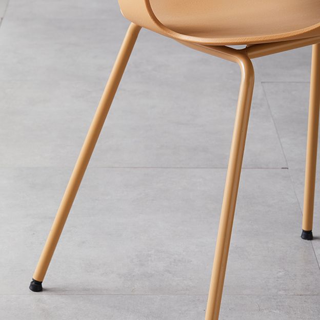 Industrial Metal Dining Room Armchair Plastic Dining Room Chairs for Restaurant Use Clearhalo ' kitchen&dining_furn' 'Dining Chairs' 'Dining Tables & Seating' 'dining_chair' 'furn' 'furn_dining_chair' 'Furniture' 'furniture_dining_chair' 'Kitchen & Dining Furniture' 'kitchen' 1200x1200_dabc41e1-c3ce-46f5-9bc4-9b3f754ae575