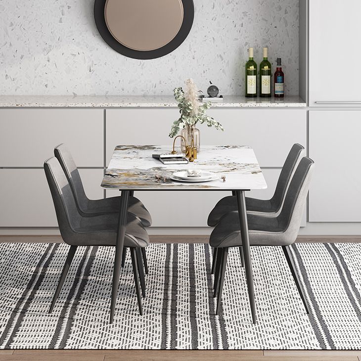 Industrial Style Rectangle Dining Site Table Stone Dining Room Home Furniture Clearhalo ' dining_table' 'Dining Tables & Seating' 'Dining Tables' 'furn' 'furn_dining_table' 'Furniture' 'furniture_dining_table' 'Kitchen & Dining Furniture' 'kitchen&dining_furn' 'kitchen' 'kitchen_dining_table' 1200x1200_dabc59d6-1a13-4fdf-aee4-a22cfc7a8077