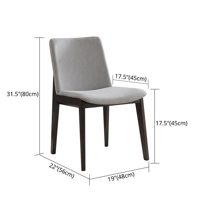 Wood Industrial Restaurant Dining Side Chair Parsons Matte Finish Dining Side Chair Clearhalo ' kitchen&dining_furn' 'Dining Chairs' 'Dining Tables & Seating' 'dining_chair' 'furn' 'furn_dining_chair' 'Furniture' 'furniture_dining_chair' 'Kitchen & Dining Furniture' 'kitchen' 1200x1200_dabe14b2-7977-4e9e-9006-3abce0419451