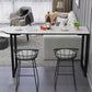 Glam Style Bar Table Sled Base Bar Dining Table for Living Room