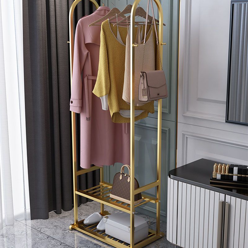 Glam Gam Metallic Appendiabiti a doppia cornice per padelle per soggiorno per soggiorno