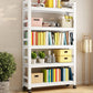 Open Bookshelf Modern Metal Home Study Living Room Removable Bookcase