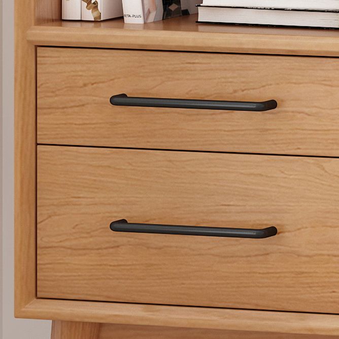 Contemporary Pine Solid Wood Sideboard 2 Drawer Side Board for Dining Room Clearhalo 'buffet_sideboard' 'Buffets & Sideboards' 'furn' 'furn_buffet_sideboard' 'Furniture' 'Kitchen & Dining Furniture' 1200x1200_dac465e9-9bbc-4e42-8a06-40a70081b128