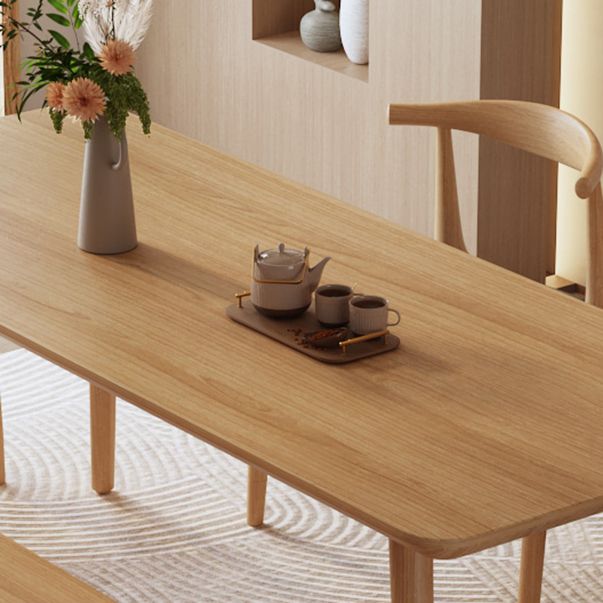 Mesa de comedor de madera rectangular industrial 1/3/5/6/7 piezas de comedor para comedor