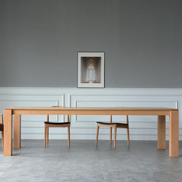 Solid Wood Modern Rectangle Table Wood Top Dining Table with 4 Legs Clearhalo ' dining_table' 'Dining Tables & Seating' 'Dining Tables' 'furn' 'furn_dining_table' 'Furniture' 'furniture_dining_table' 'Kitchen & Dining Furniture' 'kitchen&dining_furn' 'kitchen' 'kitchen_dining_table' 1200x1200_dac505f9-04a3-4001-806c-9c40365efc21