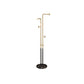 Luxurious Coat Hanger Free Standing Marble Bottom Metal Coat Rack for Bedroom