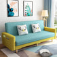 Living Room Contemporary Sleeper Square Arm 3-seater Linen Sofa