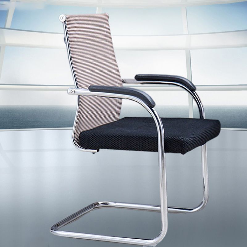Modern Black Metal Conference Chair with Mid Back and Hight Back Home Office Chair Clearhalo 'furn' 'furn_office_chair' 'Furniture' 'Office Chairs' 'Office Furniture' 'office_chair' 1200x1200_dac9e2d3-8228-419d-b653-e733ac5f0aff