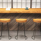 Specialty Brown Modern Style Bar Table Solid Wood and Iron Coffee Shop Bar Table Clearhalo 'Bar Furniture' 'Bar Tables' 'bar_tables' 'furn' 'furn_bar_tables' 'Furniture' 'furniture_bar_tables' 'Kitchen & Dining Furniture' 1200x1200_daca56ba-554b-4cf9-a750-1ad9717898f9