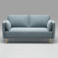 Square Arm Contemporary Settee Sofa Standard Velvet Settee Couch Clearhalo 'furn' 'furn_sofas' 'Furniture' 'Living Room Furniture' 'Sofa' 'sofas' 1200x1200_daca663f-99bd-421b-afdc-ad3f6cecb976