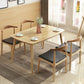 Modern Style Solid Wood Dining Set with Rectangle Shape Table and 4 Legs Base for Home Use Clearhalo 'Dining Room Sets' 'Dining Tables & Seating' 'dining_room_set' 'furn' 'furn_dining_room_set' 'Furniture' 'furniture_dining_room_set' 'Kitchen & Dining Furniture' 'kitchen&dining_furn' 'kitchen' 1200x1200_dace9615-f605-4bbc-a3c9-0309e9aa01a8