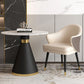 Minimalist Round Sintered Stone Dining Table White Kitchen Dining Table with Pedestal Base Clearhalo ' dining_table' 'Dining Tables & Seating' 'Dining Tables' 'furn' 'furn_dining_table' 'Furniture' 'furniture_dining_table' 'Kitchen & Dining Furniture' 'kitchen&dining_furn' 'kitchen' 'kitchen_dining_table' 1200x1200_dacef804-a9bd-4c1a-98e1-6a60a345b754
