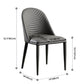 Contemporary Metal Dining Room Chairs Upholstered Armless Dining Chairs for Home Use Clearhalo ' kitchen&dining_furn' 'Dining Chairs' 'Dining Tables & Seating' 'dining_chair' 'furn' 'furn_dining_chair' 'Furniture' 'furniture_dining_chair' 'Kitchen & Dining Furniture' 'kitchen' 1200x1200_dacf294a-f9c6-4cae-b724-a64709eee52f