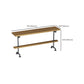 Indoor Industrial Bar Stool Table Metal and Wood Bar Dining Table