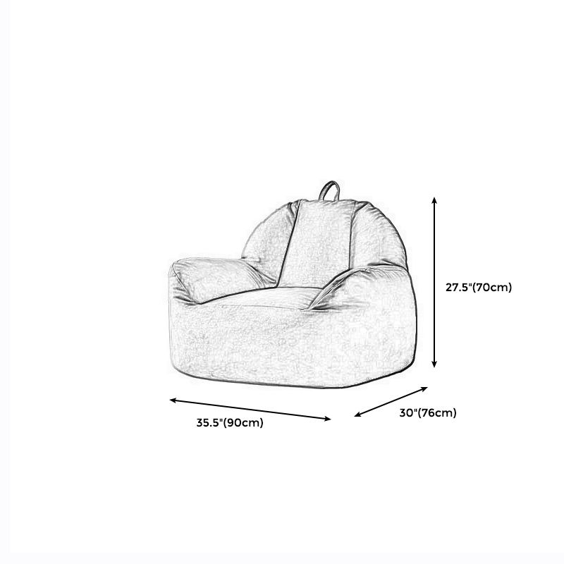 リビングルーム用のモダンなマイクロスエード湾曲フレアアームソファ27.55 "w