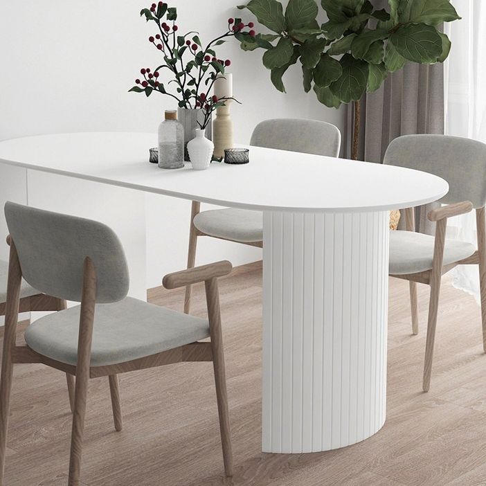 Sintered Stone Dining Table Simplicity Double Pedestal Table for Dining Room Clearhalo ' dining_table' 'Dining Tables & Seating' 'Dining Tables' 'furn' 'furn_dining_table' 'Furniture' 'furniture_dining_table' 'Kitchen & Dining Furniture' 'kitchen&dining_furn' 'kitchen' 'kitchen_dining_table' 1200x1200_dad315c3-70d4-4ec0-bb55-b5e88f16d73e