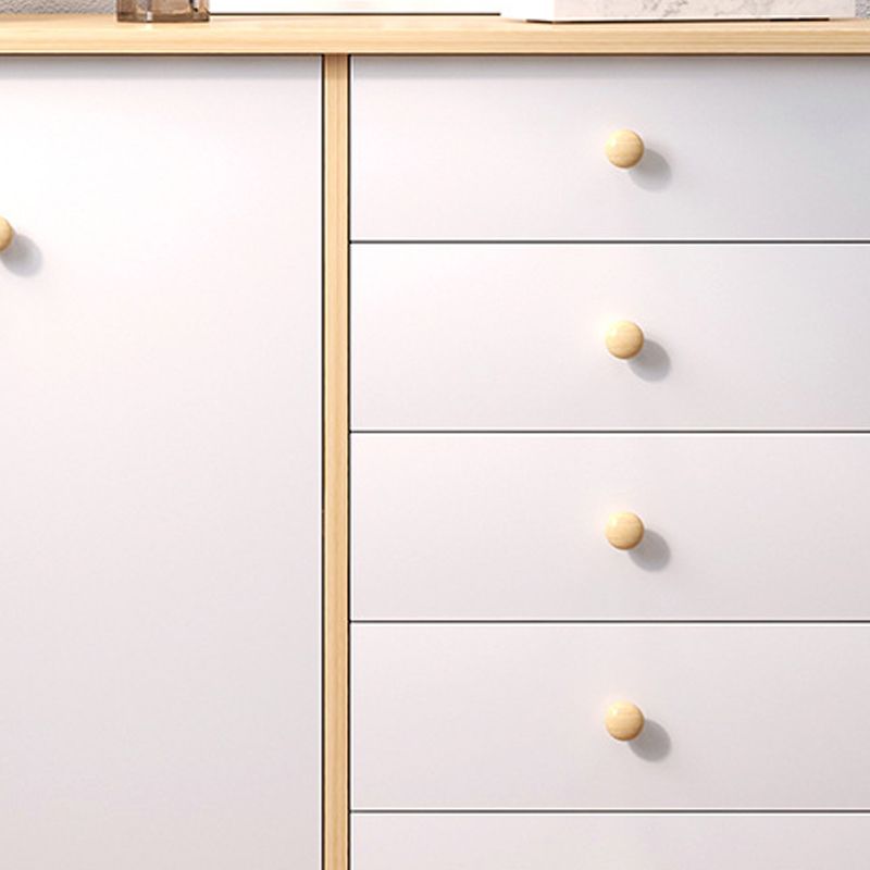 Modern Buffet Server Engineered Wood Dining Server for Kitchen Clearhalo 'buffet_sideboard' 'Buffets & Sideboards' 'furn' 'furn_buffet_sideboard' 'Furniture' 'Kitchen & Dining Furniture' 1200x1200_dad3d332-6d08-4837-a423-6ae0d62c2be7