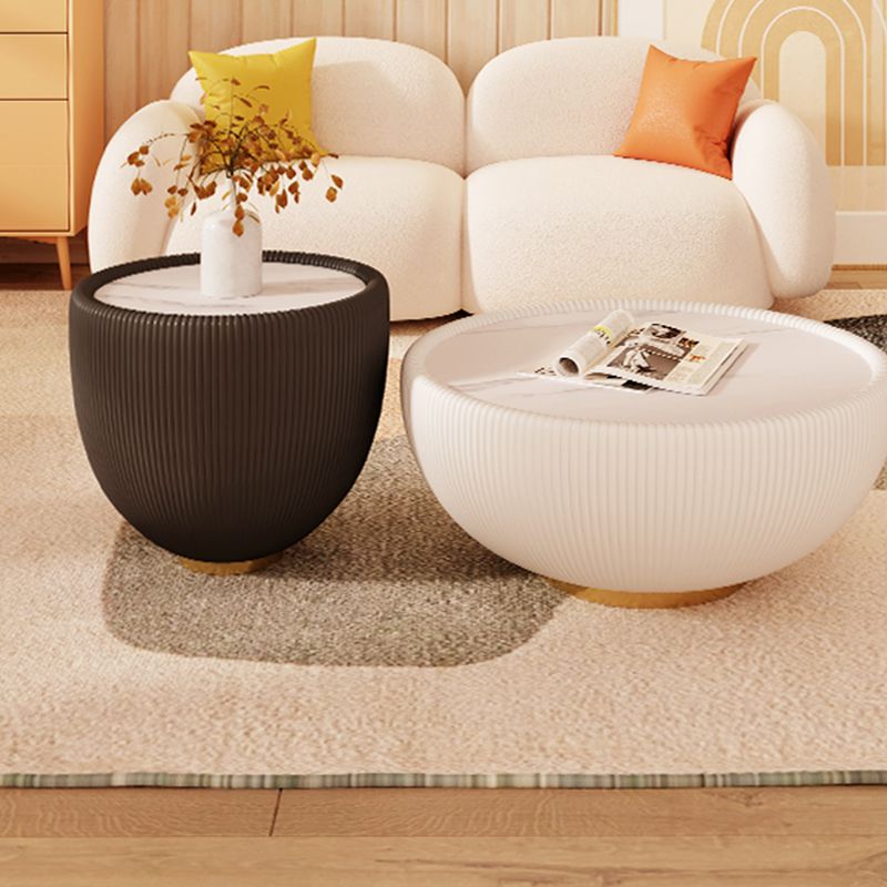 27.5" H Modern Faux Leather/wool Square Arm Sofa For Living Room