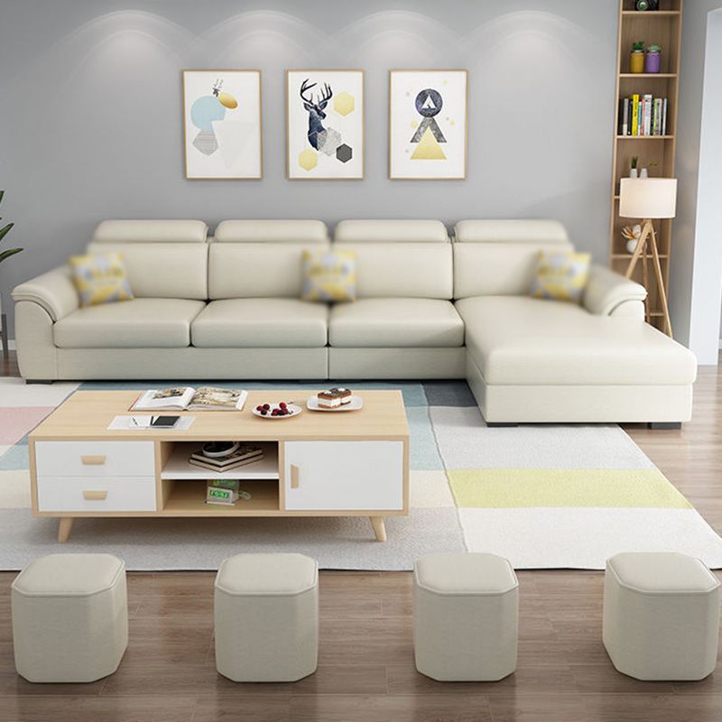 108.26" L x 62.99" W x 31.49" H Sofa Upholstered Arm Sectional with Pillowed Back Cushions Clearhalo 'furn' 'furn_sectionals' 'Furniture' 'furniture_sectionals' 'kitchen' 'kitchen_sectionals' 'Living Room Furniture' 'Sectionals' 1200x1200_dad49fe7-b72b-47f2-b7a0-5fffdea92876