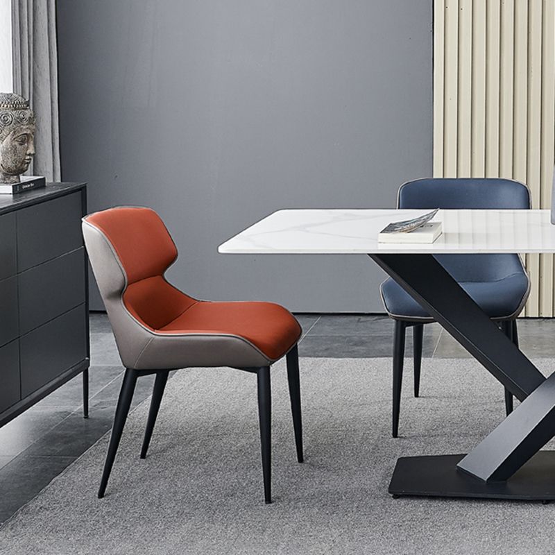 Industrial Metal Dining Room Chairs Wingback Parsons Chair for Home Use (Set of 2) Clearhalo ' kitchen&dining_furn' 'Dining Chairs' 'Dining Tables & Seating' 'dining_chair' 'furn' 'furn_dining_chair' 'Furniture' 'furniture_dining_chair' 'Kitchen & Dining Furniture' 'kitchen' 1200x1200_dad731bc-3f60-436a-a72c-b24d8e24a4f1