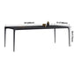 Sintered Stone Black Dining Table Modern Style 4 Legs Table for Dining Room Clearhalo ' dining_table' 'Dining Tables & Seating' 'Dining Tables' 'furn' 'furn_dining_table' 'Furniture' 'furniture_dining_table' 'Kitchen & Dining Furniture' 'kitchen&dining_furn' 'kitchen' 'kitchen_dining_table' 1200x1200_dad77e48-a352-4b35-ab0b-6aa57ba93879