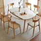 Modern 1/2/5/7 Pieces Dining Set Sintered Stone Dining Table Set for Home Clearhalo 'Dining Room Sets' 'Dining Tables & Seating' 'dining_room_set' 'furn' 'furn_dining_room_set' 'Furniture' 'furniture_dining_room_set' 'Kitchen & Dining Furniture' 'kitchen&dining_furn' 'kitchen' 1200x1200_dad9524b-d645-437a-aaf0-dc806321bd4e