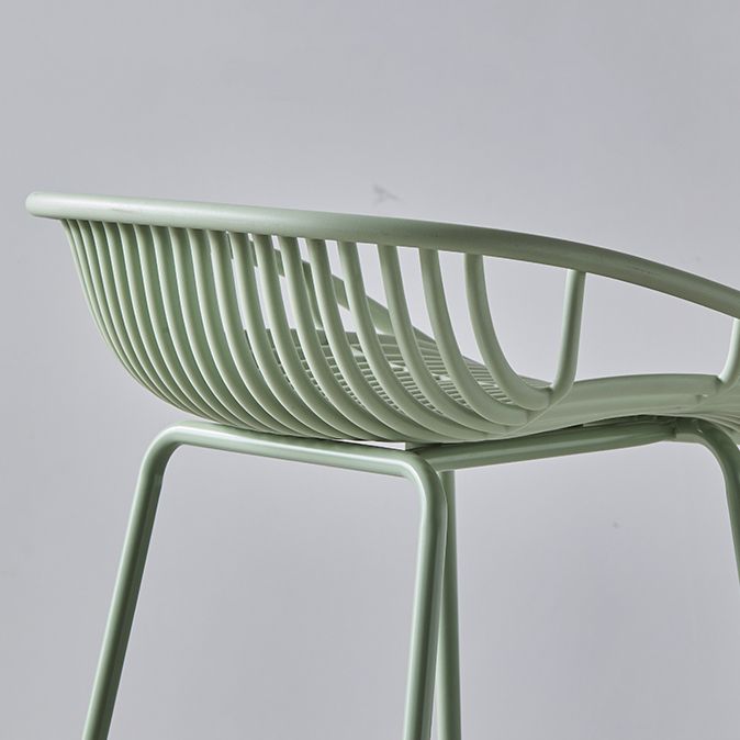 Moderner Barhocker Metallstockschocken mit Metallbeinen für Zuhause