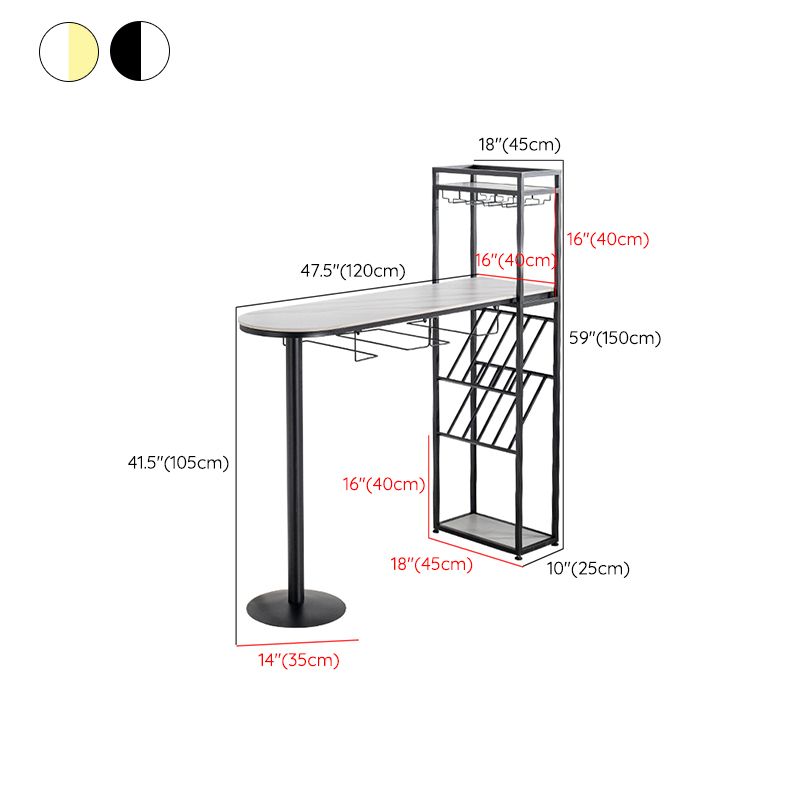 Glam Stone Pub Dining Set 1/2/3 Pcs Specialty Pub Set for Indoor Clearhalo 'Bar Furniture' 'furn' 'furn_home_bar_bar_sets' 'Furniture' 'Home Bars & Bar Sets' 'home_bar_bar_sets' 'Kitchen & Dining Furniture' 1200x1200_dadd4531-0f34-4c44-a74a-38bc5377b65d