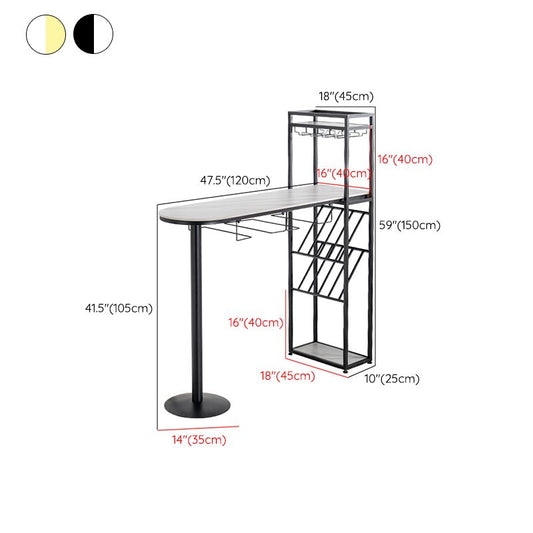 Glam Stone Pub Dining Set 1/2/3 Pcs Specialty Pub Set for Indoor Clearhalo 'Bar Furniture' 'furn' 'furn_home_bar_bar_sets' 'Furniture' 'Home Bars & Bar Sets' 'home_bar_bar_sets' 'Kitchen & Dining Furniture' 1200x1200_dadd4531-0f34-4c44-a74a-38bc5377b65d