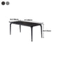 Rectangle 4 Legs Industrial Table Sintered Stone Fixed Table for Kitchen Clearhalo ' dining_table' 'Dining Tables & Seating' 'Dining Tables' 'furn' 'furn_dining_table' 'Furniture' 'furniture_dining_table' 'Kitchen & Dining Furniture' 'kitchen&dining_furn' 'kitchen' 'kitchen_dining_table' 1200x1200_dadda531-753b-4480-8b0f-af7211ff6395