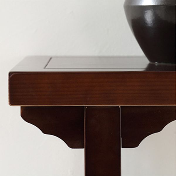 Mid-Century Modern Console Accent Table Antique Finish Rectangle Console Sofa Table Clearhalo 'Console Tables' 'console_tables' 'Entry & Mudroom Furniture' 'furn' 'furn_console_tables' 'Furniture' 1200x1200_dade4727-d8d4-48e1-a6b8-74083d3457ac