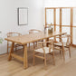 Modern Pine Dining Set 1/4/5/7 Pieces Rectangle Dining Table with Chairs Clearhalo 'Dining Room Sets' 'Dining Tables & Seating' 'dining_room_set' 'furn' 'furn_dining_room_set' 'Furniture' 'Kitchen & Dining Furniture' 1200x1200_dade8045-dc58-429e-8d05-93914e00a4fc