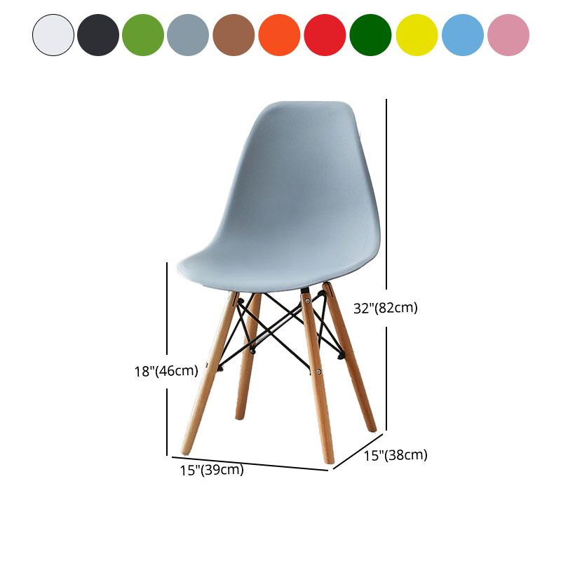 Scandinavian Wood Indoor-Outdoor Side Chair Solid Back Chair Clearhalo 'Dining Chairs' 'Dining Tables & Seating' 'dining_chair' 'Furniture' 'furniture_dining_chair' 'Kitchen & Dining Furniture' 1200x1200_dadf398d-9157-46ea-8beb-75de47e5798c
